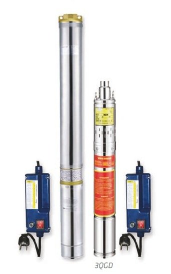 WATER SOUND 3QGD2-103-0.75 -1HP-220V- 3\'\' PAKET DALGIÇ POMPA