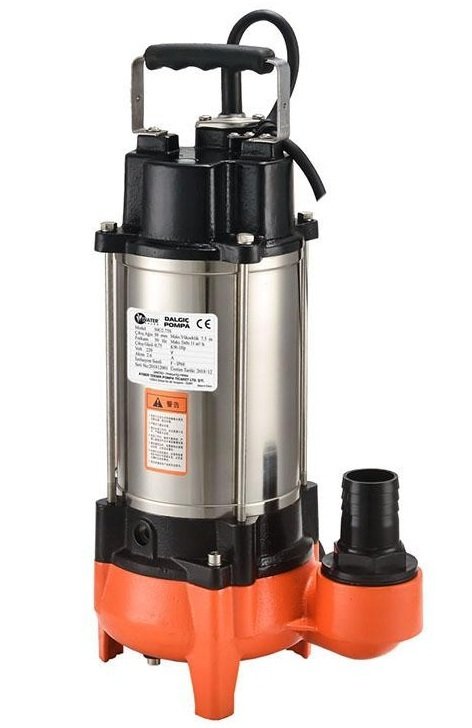 WATER SOUND 50U2.75S -1 HP-220V- ÖZEL SÜPER ÖĞÜTÜCÜLÜ PİS SU POMPASI