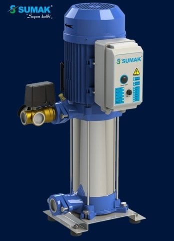 Sumak SHM8A  220/6  1X1.6 kW  220V  Tek Pompalı Düşey Milli Kademeli Hidrofor