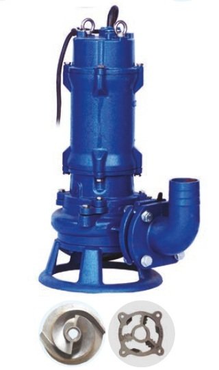 WATER SOUND CWQ50-10-4 -5.5HP-380V- YÜKSEK DEBİLİ ÖĞÜTÜCÜLÜ TİP DÖKÜM GÖVDELİ DRENAJ DALGIÇ POMPA