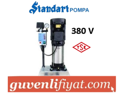 Standart TH 1xSBT-V 90/8 4hp 380v Tek Pompalı Tam Otomatik Paket Hidrofor