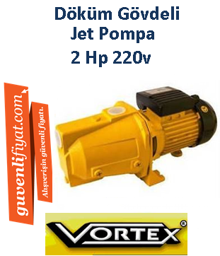 VORTEX VPJ-200 2Hp 220v  Döküm Gövdeli Jet Pompa
