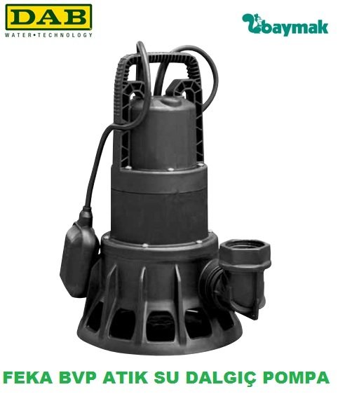 Dab  FEKA  BVP 700 M-A    0.7kW  220V   Atık Su Dalgıç Pompa