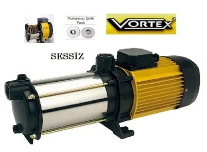 VORTEX VKP S/S 9-08 T-3.5HP-380V-  PASLANMAZ ÇELİK YATAY ÇOK KADEMELİ POMPA
