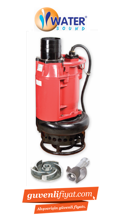WATER SOUND 200KBS415 - 20 HP 380V ENDÜSTRİYEL TİP UZUN SÜRELİ ÇALIŞMAYA DAYANIKLI KARIŞTIRICILI ÇAMUR DALGIÇ POMPA 1450 d/d