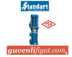 STANDART SKM-V 50/3 25.HP 380V DİKEY MONOBLOK ÇOK KADEMELİ POMPA