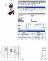 SUMAK SDF18/1.5-Y   1.8hp 220v Döküm Gövdeli Drenaj Dalgıç Pompa