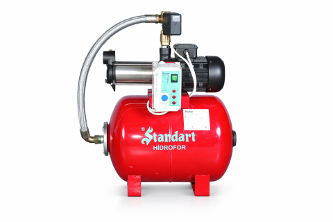 Standart TH SBM 80/5 1.hp 220v 24 Lt Yatık Tanklı Paket Hidrofor