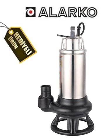 ALARKO WQCND 15-15 2 HP  380V PASLANMAZ PARÇALAYICI BIÇAKLI DALGIÇ POMPA