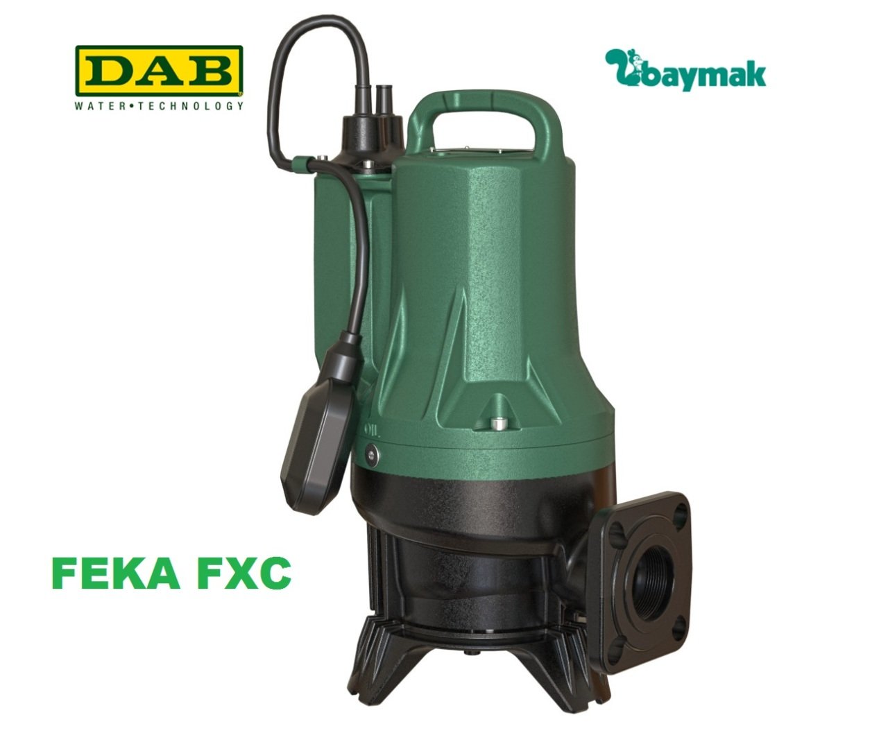 Dab  FEKA  FXC  20.15 MA    1.5kW  220V  Channel Çarklı  Atık Su Dalgıç Pompa