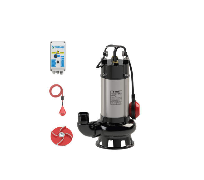 Sumak SDT 19/2 - 1.8 Hp 380v Foseptik Dalgıç Pompa