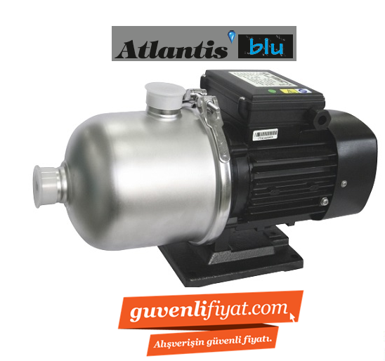 ATLANTİS KD 8-4M- 3 HP 220V KOMPLE PASLANMAZ ÇELİK ÇOK KADEMELİ SANTRİFÜJ POMPA