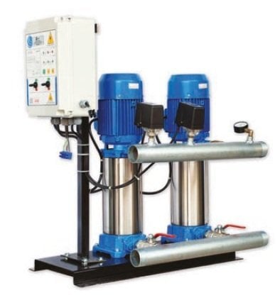 WATER SOUND 2VM6-8.5X8T -2X4 HP-380V-DİK MİLLİ İKİ POMPALI PAKET HİDROFOR