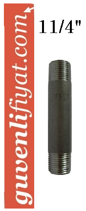 11/4\'\' 80 CM SİYAH BORU NİPELİ