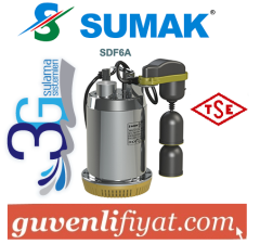 SUMAK SDF6A ASANSÖR FLATÖRLÜ DRENAJ DALGIÇ POMPA