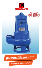 EMPO SU AYGIRI 300 TC 3 HP 380V DÖKÜM GÖVDELİ PİS SU POMPASI (PANOSUZ)