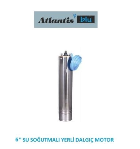 ATLANTİS BLU 6K6000T -60HP-380V-  6'' YERLİ SU SOĞUTMALI DALGIÇ MOTOR