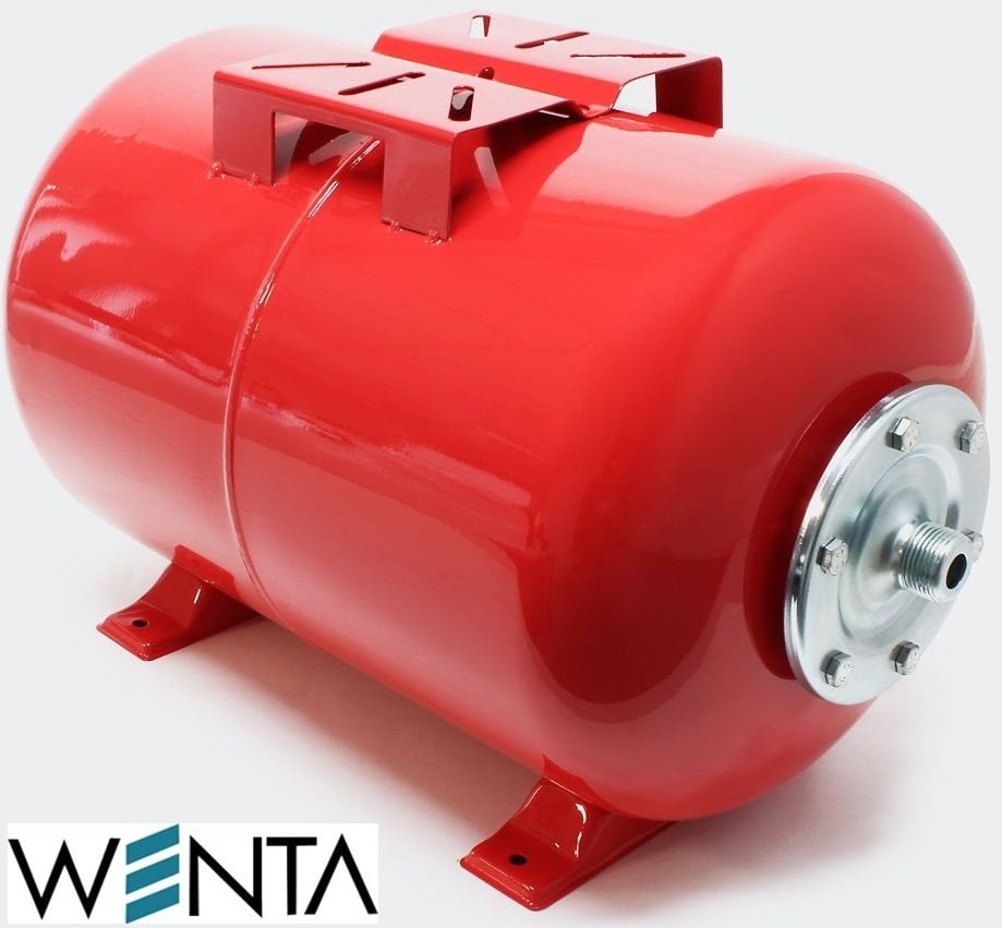 Wenta WE-50-Y  50 Litre  10 Bar  Yatık  Tip Hidrofor ve Genleşme Tankı