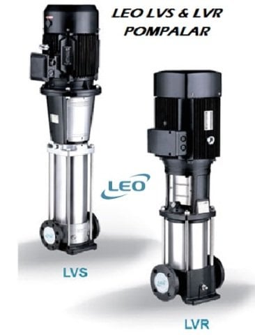LEO  LVS64-2-1       15HP  380V    DİKEY MİLLİ  PASLANMAZ  ÇELİK ÇOK  KADEMELİ  İNLİNE  POMPA