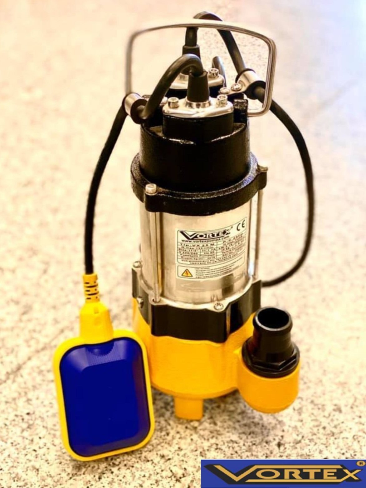 VORTEX VX-50 M  -0.5HP 220V- PİS SU DALGIÇ POMPA