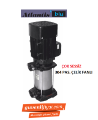 ATLANTİS YKSS 12-6 KT 3.HP 380V DİK MİLLİ ÇOK KADEMELİ PASLANMAZ ÇELİK FANLI POMPA