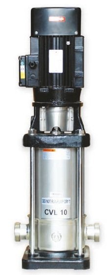 WATER SOUND CVL 3-10 -1 HP-220V- KOMPLE PASLANMAZ ÇELİK  DİK MİLLİ İNLİNE POMPA