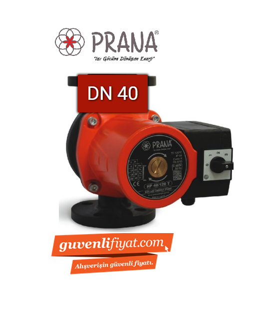 PRANA HP 40/70-250 T DN 40 380V ÜÇ HIZLI FLANŞLI TİP SİRKÜLASYON POMPASI