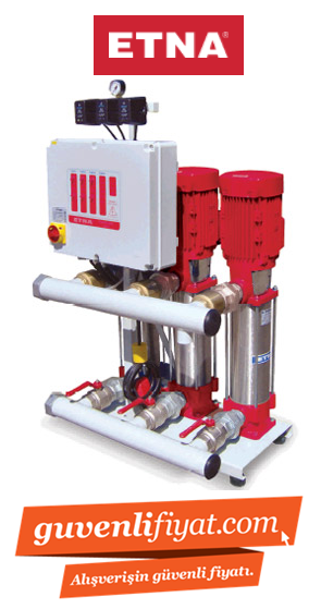 ETNA Y3 KO 10/5-22 3x3 HP 380V ÜÇ POMPALI ALARM KİTLİ YANGIN HİDROFORU