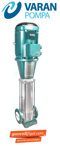 Varan Pompa CVF 64-4-2 18.5kw 25hp Komple Paslanmaz Çelik (AISI 304) Dik Kademeli Pompa