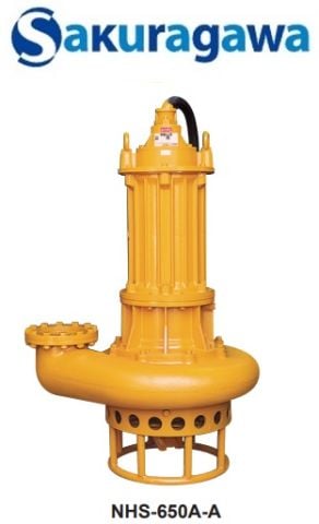 Sakuragawa NHS-875-J 55KW Endüstriyel Karıştırıcılı Tip Dalgıç Pompa