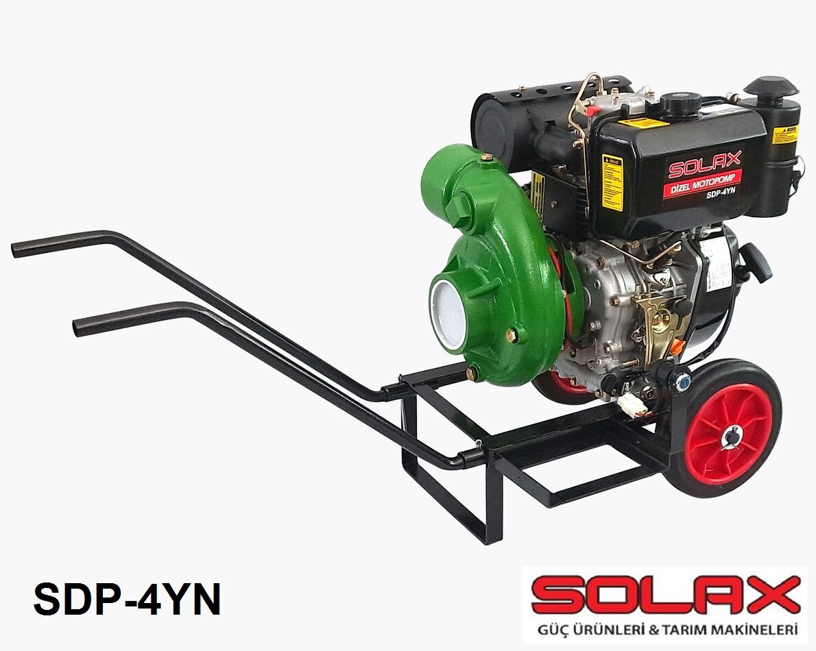 SOLAX SDP-4YN 4'' X 4'' İPLİ MARŞLI YÜKSEK BASINÇLI DİZEL SU
