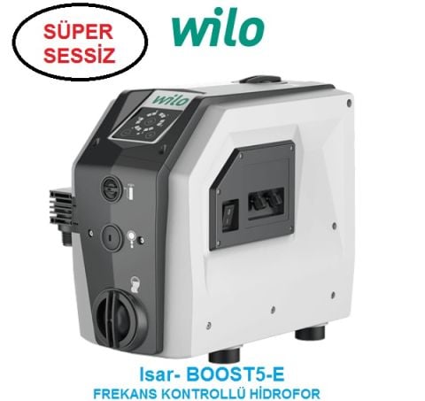 Wilo Isar BOOST5-E-5-2G Frekans Kontrollü Akıllı Hidrofor | 1.5 HP Süper Sessiz