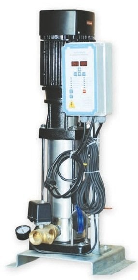 WATER SOUND 1CVL 3-10T -1 HP-380V- TEK POMPALI KOMPLE PASLANMAZ ÇELİK DİK MİLLİ İNLİNE PAKET HİDROFOR