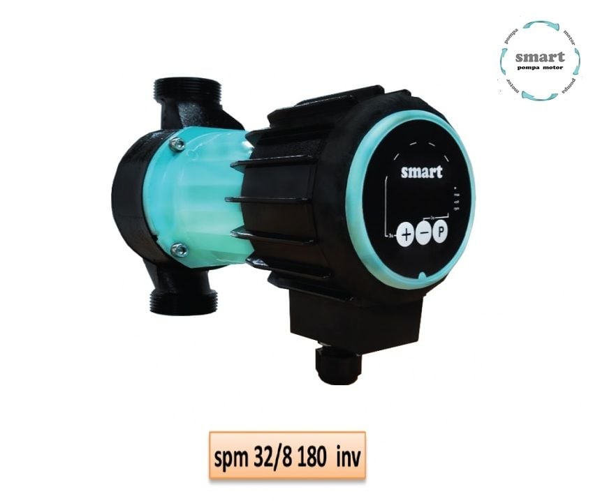 SMART SPM 32/8 180 inv  FREKANS KONTROLLÜ DİŞLİ ECO DESIGN SİRKÜLASYON POMPASI - 32(1 1/4'') BAĞLANTI ÇAPI - 140W GÜÇ