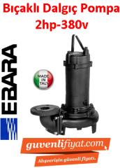 EBARA 80 DL (DF) 51.5 W/C 380V 2HP Bıçaklı Foseptik Dalgıç Pompa