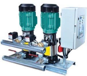 MASTER 2 MVK 9/4 T - 2X2.0 HP 380V ÇİFT POMPALI DİKEY MİLLİ HİDROFOR