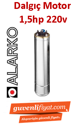 ALARKO 1.5HP 220V TEK DALGIÇ MOTOR