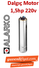 ALARKO 1.5HP 220V TEK DALGIÇ MOTOR