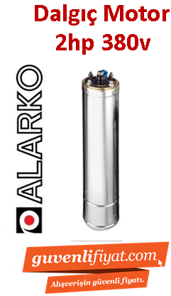 ALARKO 2HP 380V TEK DALGIÇ MOTOR