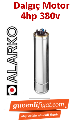 ALARKO 4HP 380V TEK DALGIÇ MOTOR