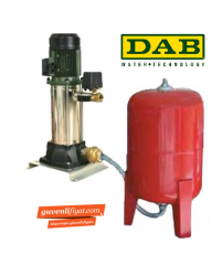 DAB 1KVC 55/80T 2.HP 380V TEK POMPALI DİKEY MİLLİ SESSİZ PAKET HİDROFOR