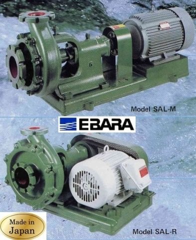 Ebara SALE 5.75  50x40 Giriş Çıkışlı  Aşındırıcı Çamur Pompası (Ağır Hizmet Tipi Endüstriyel Pompalar)