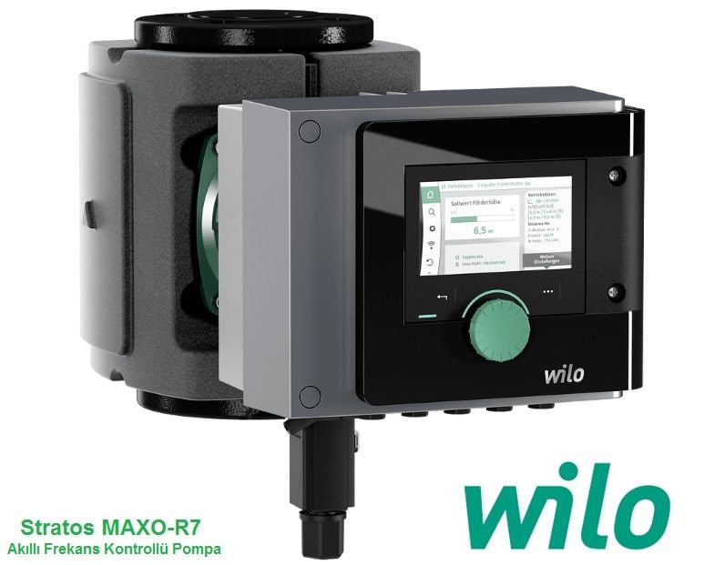 WİLO STRATOS MAXO 50/0.5-8  PN6/10-R7  DN50  AKILLI FREKANS KONVERTÖRLÜ ISLAK ROTORLU FLANŞLI TİP SİRKÜLASYON POMPASI