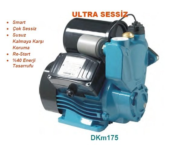 MOMENTUM DKm175 - 0.75 HP-220V -  Güneş Enerjisi Sürtme Fanlı Hidrofor Pompa