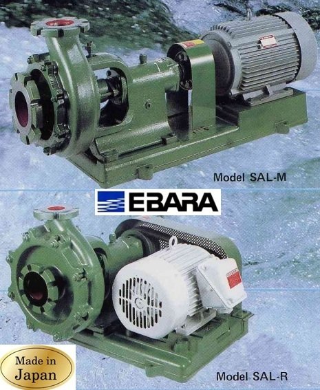 Ebara SALJ 537  150x125 Giriş Çıkışlı  Aşındırıcı Çamur Pompası (Ağır Hizmet Tipi Endüstriyel Pompalar)