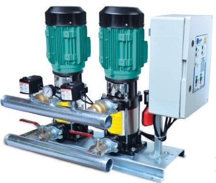 MASTER 2 MV 16/7 T - 2X7.5 HP- 380V -  ÇİFT POMPALI DİKEY MİLLİ HİDROFOR