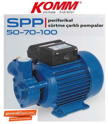 STAR SPP 70 M 0.75 HP 220V PREFERİKAL SÜRTME FANLI POMPA