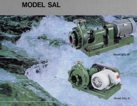 Ebara SALHR 52.2  50X40 Giriş Çıkışlı  Aşındırıcı Çamur Pompası (Ağır Hizmet Tipi Endüstriyel Pompalar)