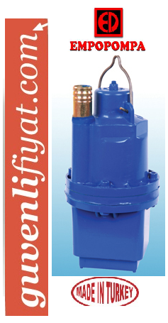 EMPO EMS 3/4 ÇIKIŞLI 10 M KABLOLU ELEKTROMANYETİK TİTREŞİMLİ DALGIÇ POMPA