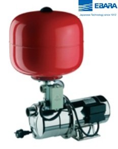 Ebara JEM 150  1 GP P    1.5Hp 220V  Komple Paslanmaz Çelik Tanklı Paket Hidrofor